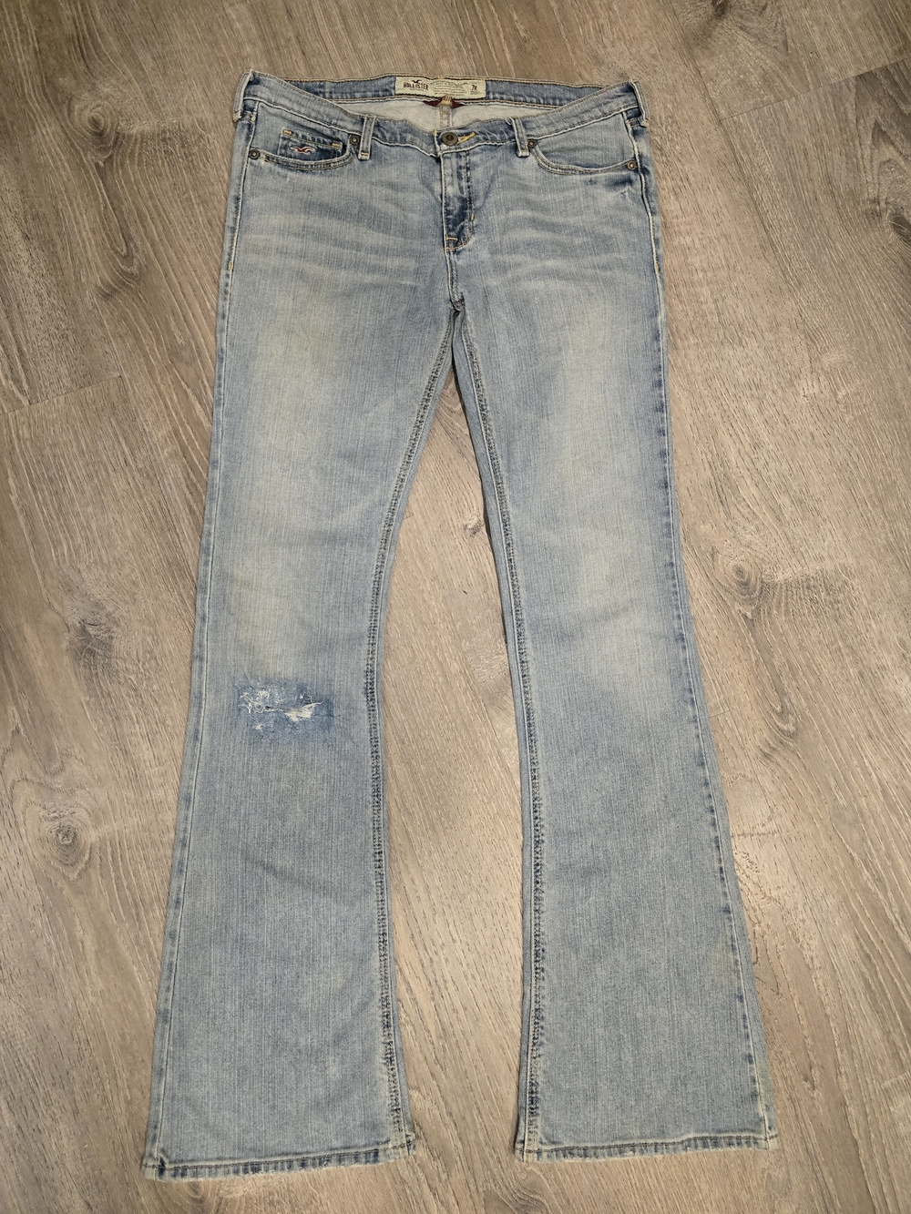 Hollister Y2k Light Wash Flare Jeans